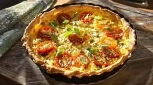 Bärlauch-Tomaten-Quiche: So hole ich mir den Frühling direkt auf den Teller