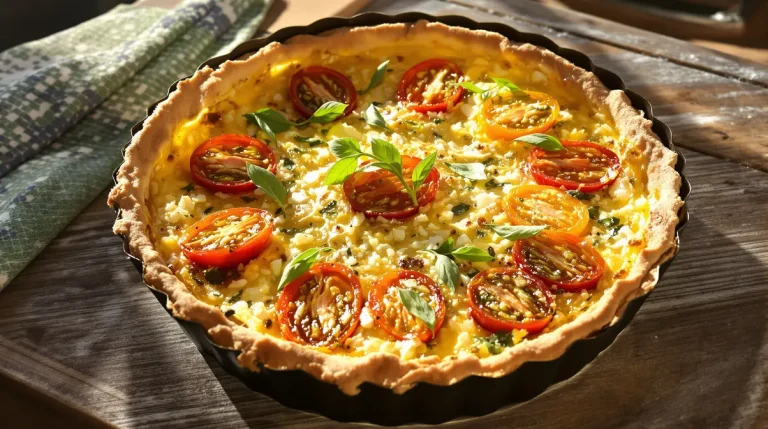 Bärlauch-Tomaten-Quiche: So hole ich mir den Frühling direkt auf den Teller
