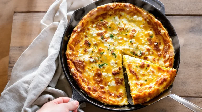 Fluffiger geht’s nicht: So mache ich meine beste Feta-Frittata zu Hause