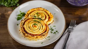 Knusprige Kartoffel-Roulade mit Hack, Spinat & Mozzarella – so gelingt sie immer